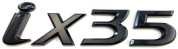 Шильдик автомобильный SHKP Hyundai ix35 B черный пластик