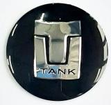 Колпачки на ступицу TANK черные NZDK 101 пластик металл 4 шт
