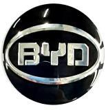 Наклейки на диски BYD NZD 106 черные металлические 4 шт