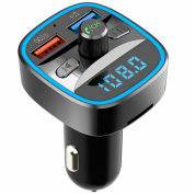 Автомобильный трансмиттер с подсветкой T25Q 2xUSB micro SD LED-индикатор