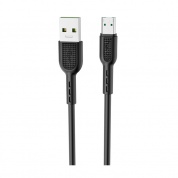 Кабель "Hoco X33 Micro", 4A, особо быстрой зарядки, черный, длина 1M