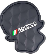 Коврик KPCH 102 противоскользящий в форме черепа "Sparco" с маленькими бортиками рельефная поверхность