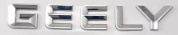 Шильдик SHKP Geely SM, черный, размер 140*20мм