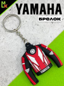 Брелок BMSP 004 "Ямаха куртка красная" силикон 5*4,7 см