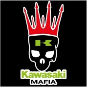 Виниловая наклейка VRC 888 "Кавасаки мафия" 8*12см
