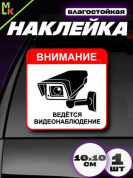 Виниловая наклейка Наблюдение квадрат VRC 261-04 малая