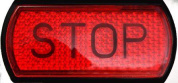 Катафот KPSK 001 "STOP" пластиковый красный 8,6*4см