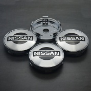 Колпачки на ступицу Nissan NZDK 038 серебро пластик металл 4 шт.
