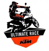 Виниловая наклейка VRC 2002 "КТМ мотоциклист" 11*11см