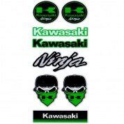 Комплект PTZ-138 "Кавасаки 138" светоотражающих наклеек 20*8см
