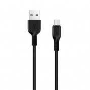 Кабель Hoco X202M micro USB черный 200 см