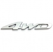 Шильдик 4WD SHK 029 металлический хром 115*20 мм