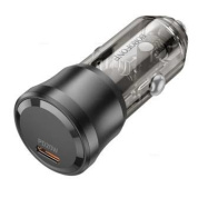 ЗУ-прикуриватель "Borofon BZ24B" USB-C 20W прозрачный