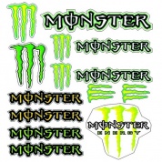 Комплект PKTT 141-01 наклеек светоотражающих "Монстр" 14 шт 23*39см