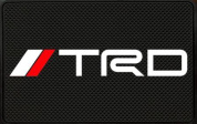 Коврик противоскользящий на приборную панель KPB 022-01 "TRD №2" черный силикон
