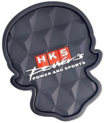 Коврик KPCH 105 противоскользящий в форме черепа "HKS" с маленькими бортиками рельефная поверхность