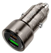 Автомобильное зарядное устройство "Hoco Z52" USB-A-USB-C 38W PD20W+QC3.0