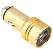 ЗУ-прикуриватель ZUP 025 "Золотой металл №2" (USB  2 разъема)