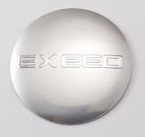 Наклейки на диски Exeed NZD 100-01 серебро металлические 4 шт