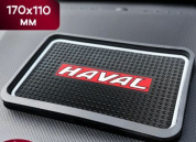 Коврик KPM 032 "HAVAL" на приборную панель малый с бортами силикон 17*11см