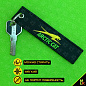 Брелок BMV 0109 "Arctic Cat" тканевый с вышивкой 3*13 см