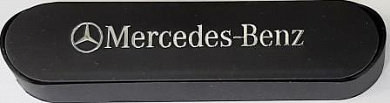 Автовизитка "Стандарт Mercedes-Benz" TPCB 012 со скрываемым номером комплект магнитных цифр (можно менять номера)