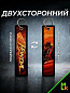 Брелок тканевый BMP 004 "Honda Moto" двусторонний печать кольцо 3*13см