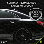 Шильдик "Ауди моторс" SHK K200 комплект 2шт. размер 55*50 мм