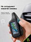 Чехол брелка CHEK004 "Шерхан Magicar 5 /6" силикон черный имитация карбон