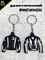 Брелок BMSP 003 "Ямаха куртка черная" силикон 5*4,7 см