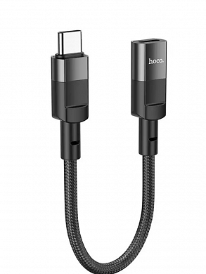 Переходник Hoco U107TAp Type-C-IP  10см 2А