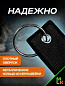 Брелок BMV 014 "КТМ черный" тканевый с вышивкой 3*13 см