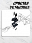 Стoпop трoса STL B для лебедки (разбoрный, pезиновый) черный 6,3*5см