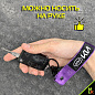 Тканевый брелок с карабином Mashinokom КИА / KIA BTL 005NF фиолетовый