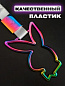 Цурикава "Плэйбой" TSU 009N пластик цвет неон подвеска серебряная нейлон