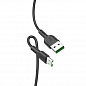 Кабель "Hoco X33 Micro", 4A, особо быстрой зарядки, черный, длина 1M