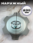 Крышка ступицы Toyota Land Cruiser Prado 150 KD 008 пластик серебро
