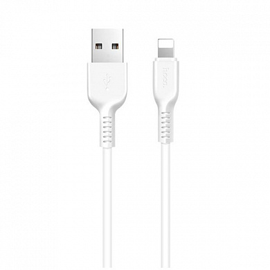 Кабель Hoco X201MBAp Apple белый 100 см