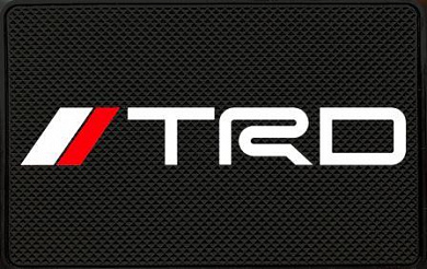 Коврик противоскользящий на приборную панель KPB 022-01 "TRD №2" черный силикон