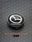 Колпачки на ступицу Mazda NZDK 003 черная пластик металл 4 шт.