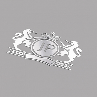 Наклейка металлическая "Герб JP" PKTA 084
