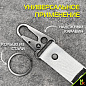 Тканевый брелок с карабином Mashinokom Шкода / Skoda BTL 091S серебристый