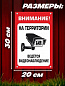 Пластиковая табличка TPS 007 "Наблюдение" толщина 3 мм 30*20 см