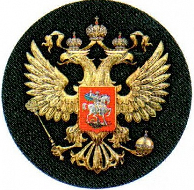 Виниловая наклейка круглая Герб на карбоне GRC 5534 цветная