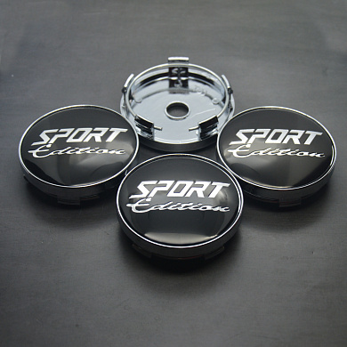 Колпачки на ступицу Sport NZDK 098 пластик, металл, 4 шт.